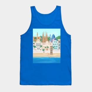 Barcelona city Tank Top